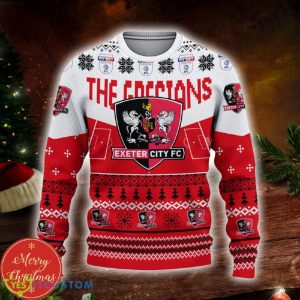 Exeter City Custom Name 3D Sweater Funny Gift For Men And Women Fans Christmas - Exeter City 3D Sweater Christmas Personalized_2