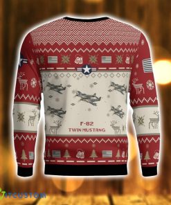 F-82 Twin Mustang F82 Aircraft Red Ugly Christmas Sweater Christmas Gift Veteran USA Air Force 3D Sweater 5 F-82 Twin Mustang F82 Aircraft Red Ugly Christmas Sweater Christmas Gift Veteran USA Air Force 3D Sweater Product Photo 3