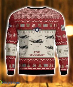 F3D Skyknight Aircraft Red Ugly Christmas Sweater Christmas Gift Veteran USA Air Force 3D Sweater 5 F3D Skyknight Aircraft Red Ugly Christmas Sweater Christmas Gift Veteran USA Air Force 3D Sweater Product Photo 3