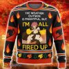 Fairy Tail Natsu fired up Ugly Christmas Sweater Funny Gift For Men And Women Fans - Fairy Tail Natsu fired up Ugly Christmas Sweater Funny Gift For Men And Women Fans