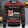 Falalala Valhalla Viking Ugly Sweater For Everyone Product Photo 1