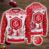 FC Annecy 3D Sweater Pine Trees Pattern Ugly Christmas Sweater For Big Fans Product Photo 1