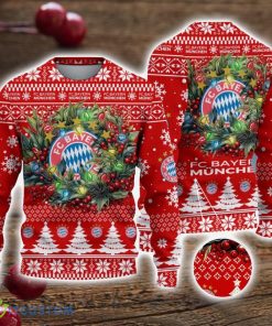FC Bayern Munchen 3D Ugly Christmas Sweater Christmas Gift For Fans Men Women Christmas Sweater Product Photo 1
