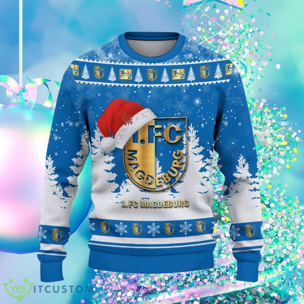 FC Magdeburg Ugly Christmas Sweater Style Gifts For Men Women WIN 8 FC Magdeburg Ugly Christmas Sweater Style Gifts For Men Women WIN Product Photo 2