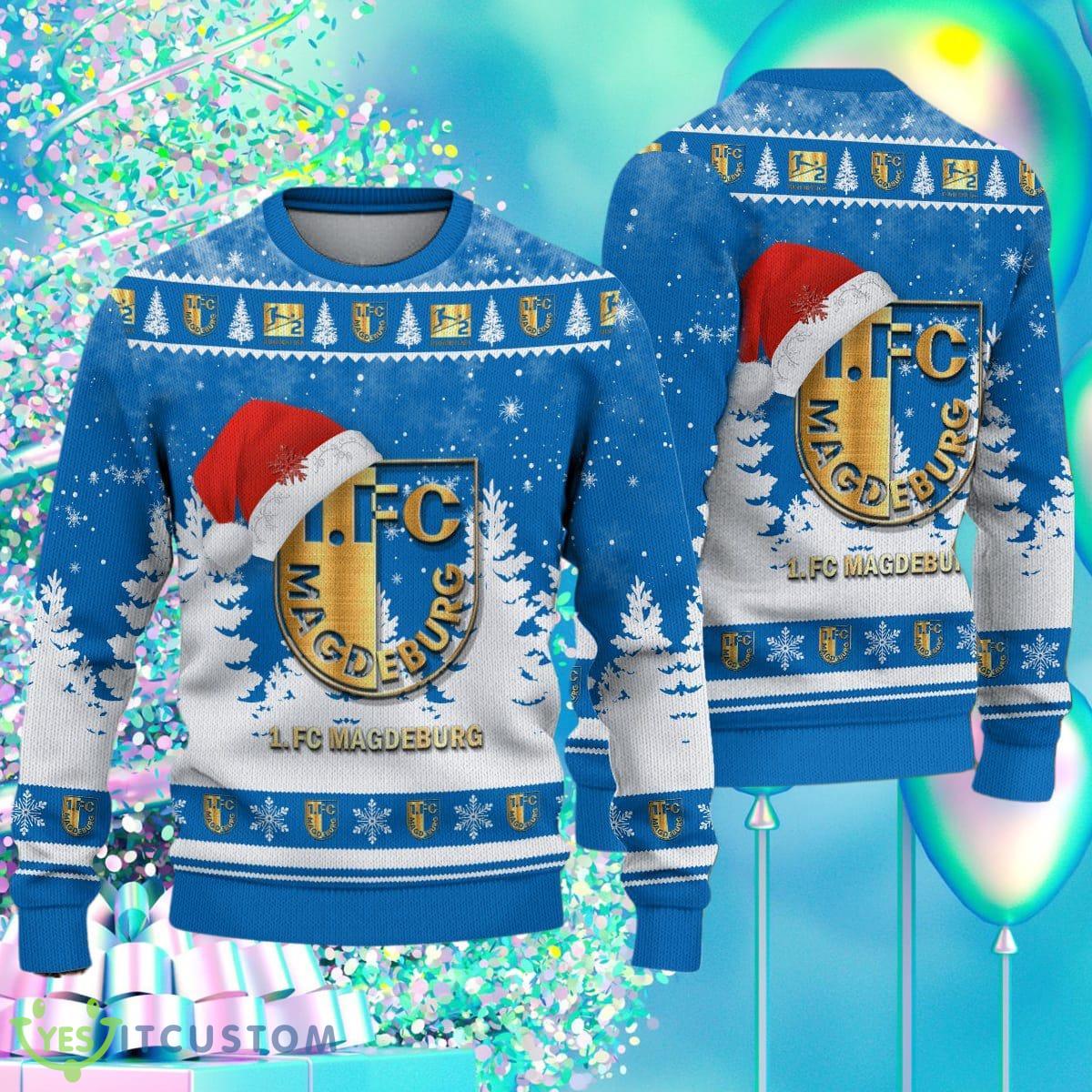 FC Magdeburg Ugly Christmas Sweater Style Gifts For Men Women WIN 7 FC Magdeburg Ugly Christmas Sweater Style Gifts For Men Women WIN Product Photo 1