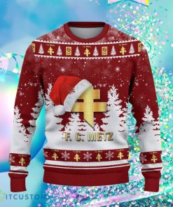 FC Metz Ugly Christmas Sweater Style Gifts For Men Women Product Photo 2
