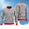 Festive Christmas Penguin Ugly Sweater Men Women Adults Candy Pattern Product Photo 1