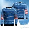 Festive Fairchild A-10 Thunderbolt II Christmas Sweater Show Your Love For Aviation! Product Photo 1