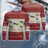 Fiat G.91 Aircraft Red Ugly Christmas Sweater For Veteran - Fiat G.91 Aircraft Ugly Christmas Sweater For Men And Women Red Photo 1