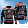Firefighter Santa First In Last Out Ugly Christmas Sweater, For Men And Women Product Photo 1