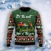 Firefighter Wonderful Time Ugly Christmas Sweater Product Photo 1