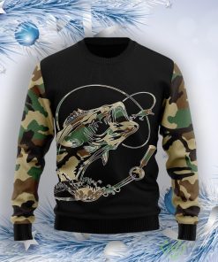 Fishing Dad Ugly Christmas Sweater Product Photo 1