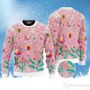 Flamingo Christmas Tropical Ugly Christmas Sweater For Men & Women Product Photo 1
