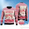 Flamingo Dreaming Of A Pink Christmas Ugly Sweater Product Photo 1