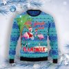 Flamingo Let‘S Jingle Ugly Christmas Sweater Product Photo 1