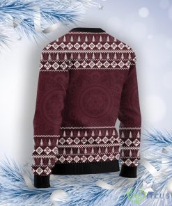 Flamingo Yoga Ugly Christmas Sweater Product Photo 2