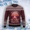 Flamingo Yoga Ugly Christmas Sweater Product Photo 1