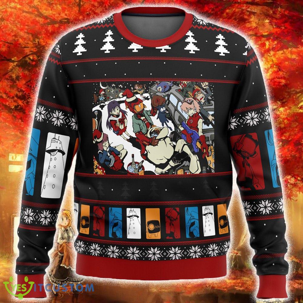 FLCL Fooly Cooly Holidays Ugly Christmas Sweater Funny Gift For Men And Women Fans 3 FLCL Fooly Cooly Holidays Ugly Christmas Sweater Funny Gift For Men And Women Fans - FLCL Fooly Cooly Holidays Ugly Christmas Sweater Funny Gift For Men And Women Fans