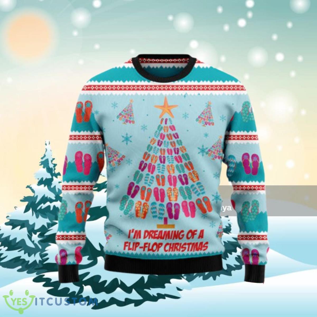 Flip Flops Christmas Tree Ugly Christmas Sweaters Impressive Gift For Men And Women 3 Flip Flops Christmas Tree Ugly Christmas Sweaters Impressive Gift For Men And Women Product Photo 1
