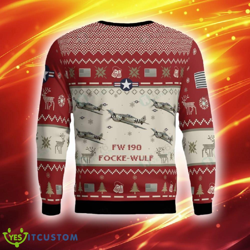 Focke Wulf Fw 190 Aircraft Ugly Sweater Red Hot Trending 2023 Gift For Veteran Christmas 6 Focke Wulf Fw 190 Aircraft Ugly Sweater Red Hot Trending 2023 Gift For Veteran Christmas - Focke Wulf Fw 190 Aircraft Ugly Sweater Red Photo 3