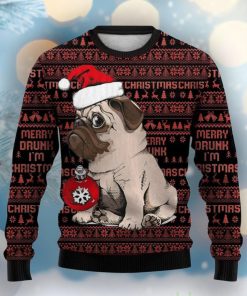 Fun And Creative Christmas Bulldog Crew Neck Christmas Ugly Sweater Product Photo 1