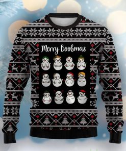 Fun And Creative Christmas Snowman Crew Neck Christmas Ugly Sweater Product Photo 1
