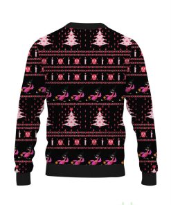 Fun And Creative Flamingo Crewneck Christmas Ugly Sweater Product Photo 2