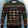 Fun Christmas Boobs Print Casual Crew Neck Ugly Sweater Product Photo 1