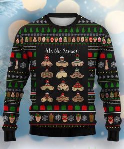 Fun Christmas Boobs Print Casual Crew Neck Ugly Sweater Product Photo 1