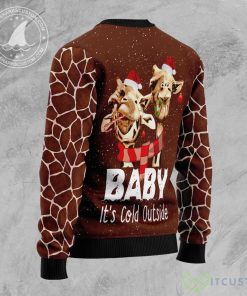 Funny Giraffe Ugly Christmas Sweater 4 Funny Giraffe Ugly Christmas Sweater Product Photo 2