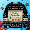 Funny Merry Ya Filthy Hobbies Ugly Christmas 3D Sweater Product Photo 1