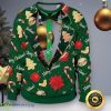 Funny Novelty 3D Graphic Reindeer Santa Christmas Ugly Sweater Product Photo 1