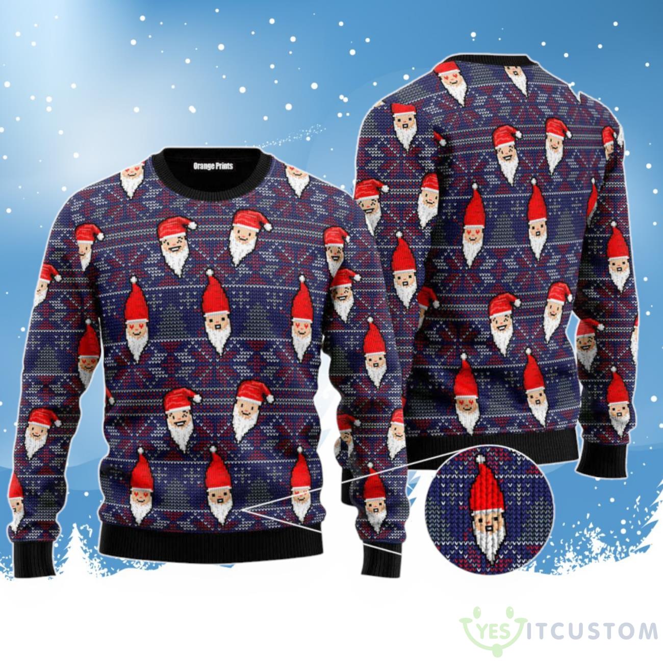 Funny Santa Ugly Christmas Sweater, Best Gift For Christmas 2023 3 Funny Santa Ugly Christmas Sweater, Best Gift For Christmas 2023 Product Photo 1