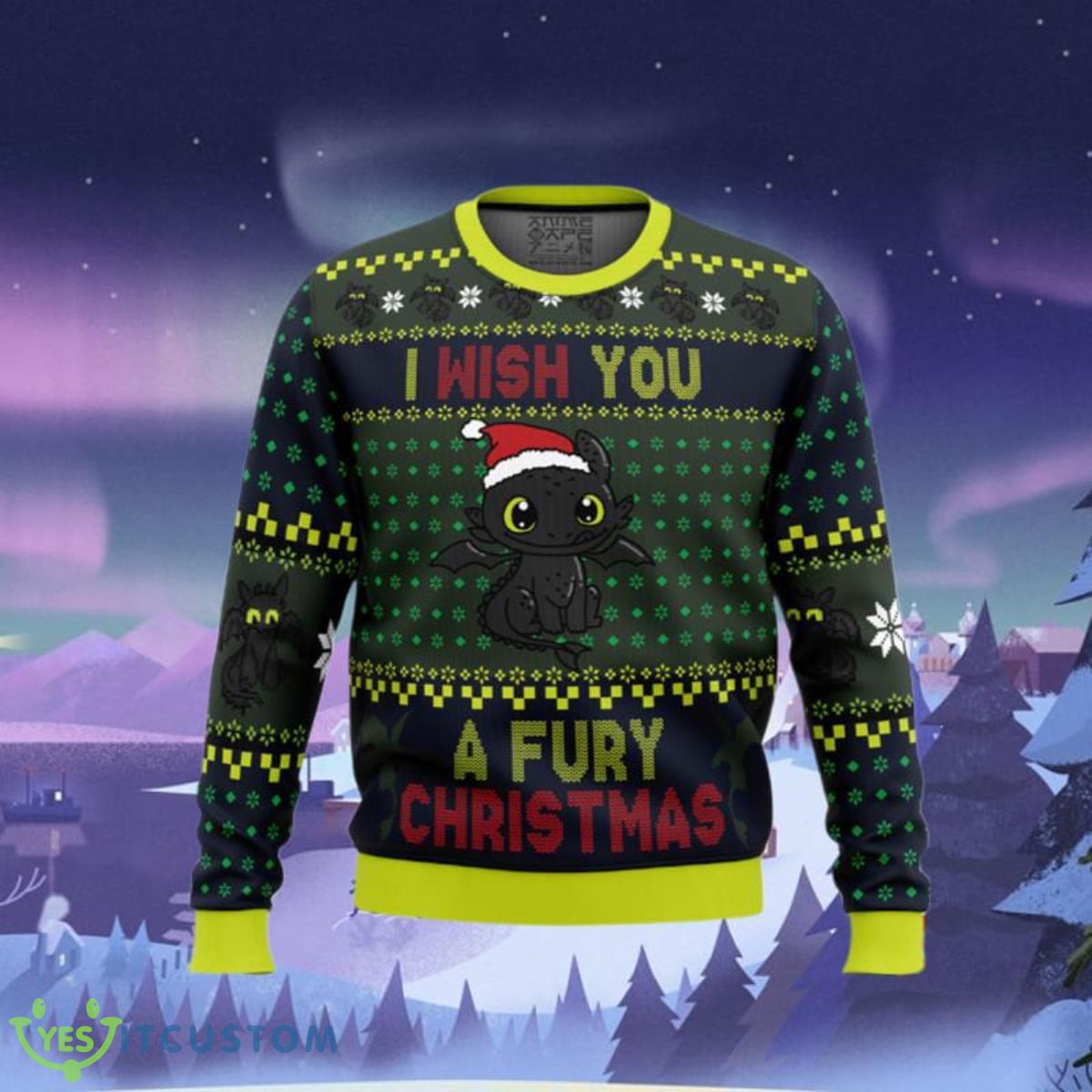Fury Christmas Toothless Ugly Christmas Sweaters Style Gift For Men And Women 3 Fury Christmas Toothless Ugly Christmas Sweaters Style Gift For Men And Women Product Photo 1