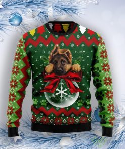 German Shepherd Christmas Ugly Christmas Sweater Product Photo 1