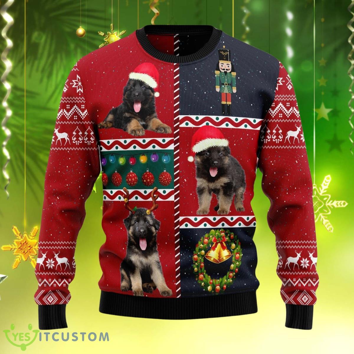 German Shepherd Vintage Ugly Christmas Sweater Impressive Gift For Men And Women 3 German Shepherd Vintage Ugly Christmas Sweater Impressive Gift For Men And Women Product Photo 1