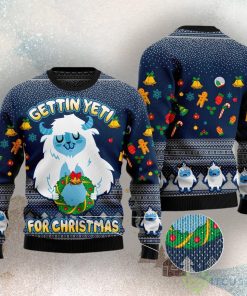 Gettin' Yeti For Christmas Ugly Christmas Sweater Product Photo 3
