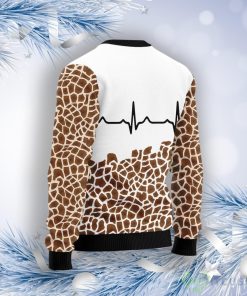 Giraffe Heart Ugly Christmas Sweater Product Photo 2