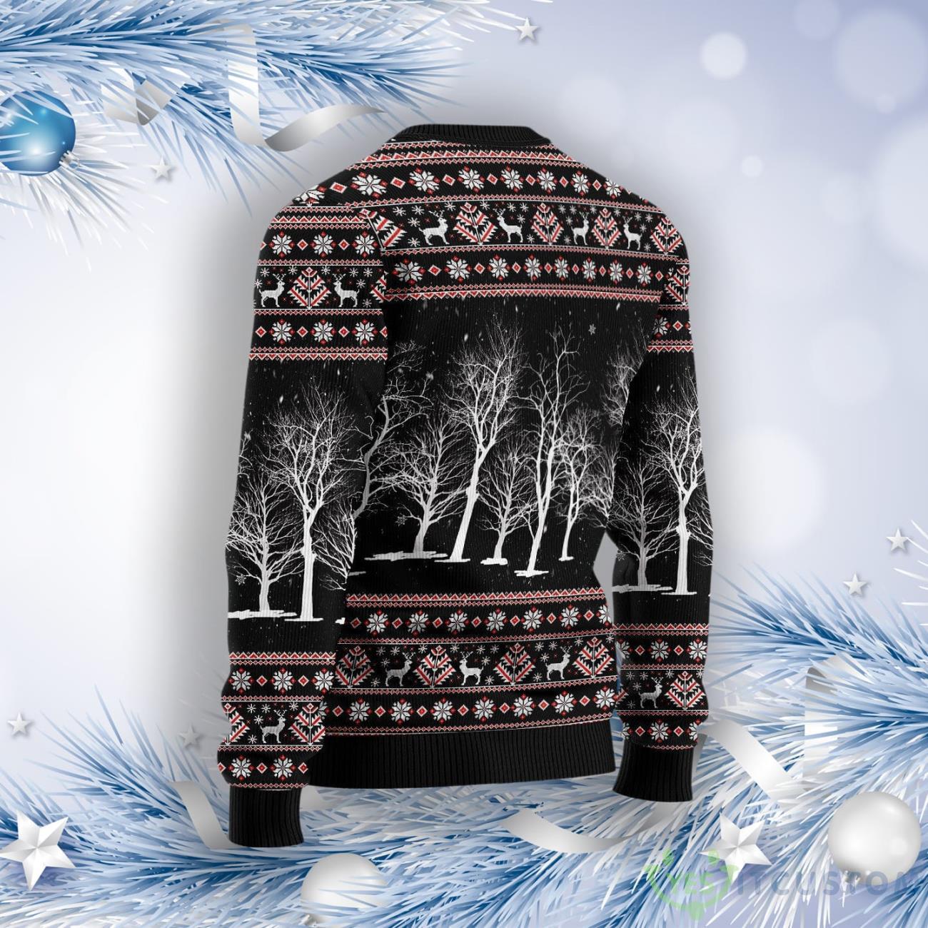 Giraffe Santa Claus Ugly Christmas Sweater 8 Giraffe Santa Claus Ugly Christmas Sweater Product Photo 2