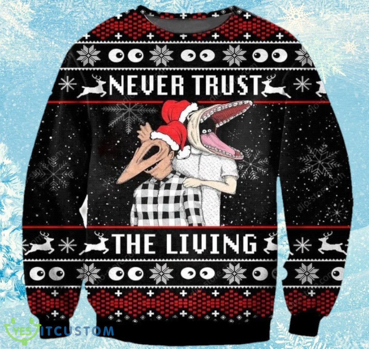 Go Vegan Ugly Christmas Sweaters Unique Gift 3 Go Vegan Ugly Christmas Sweaters Unique Gift Product Photo 1