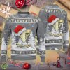 Golden Triumph Motorcycles Logo Santa Hat Car Truck And Motorcycle Ugly Christmas Sweater - Golden Triumph Motorcycles Logo Santa Hat Car Truck And Motorcycle Ugly Christmas Sweater