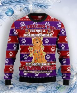 Goldendoodle Baby Christmas Ugly Christmas Sweater Product Photo 1