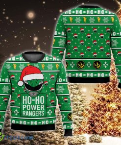 Green Ranger Ho-Ho Power Rangers Trend Ugly Christmas Sweater AOP For Men And Women - Green Ranger Ho-Ho Power Rangers Ugly Christmas Sweater For Men And Women Photo 1