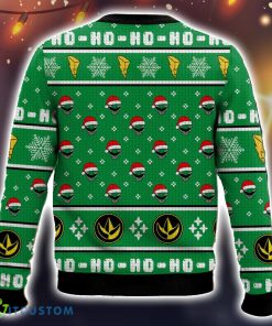 Green Ranger Ho-Ho Power Rangers Ugly Christmas Sweater Product Photo 2