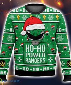 Green Ranger Ho-Ho Power Rangers Ugly Christmas Sweater Product Photo 1