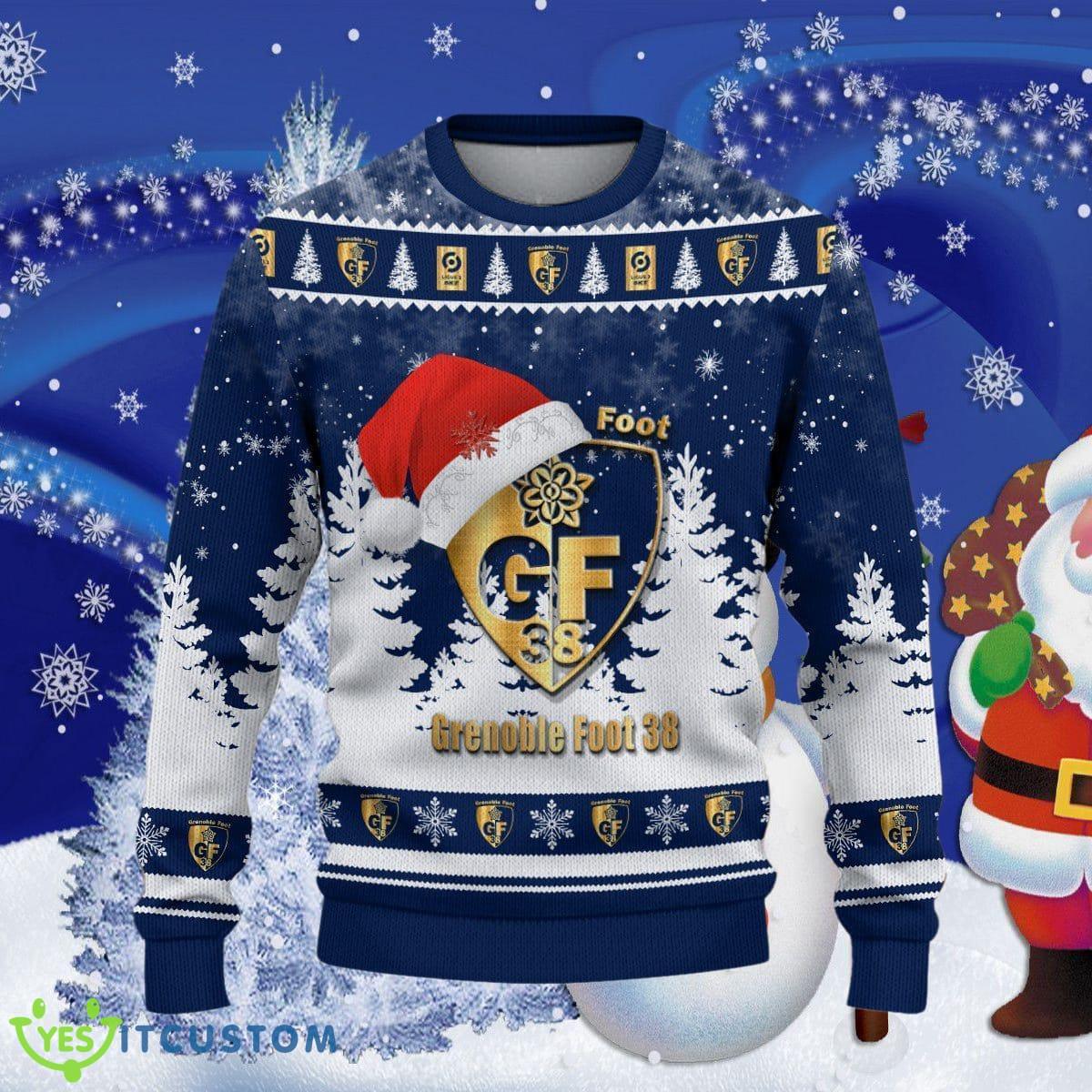 Grenoble Foot 38 Ugly Christmas Sweater Best Gift For Men And Women 8 Grenoble Foot 38 Ugly Christmas Sweater Best Gift For Men And Women Product Photo 2