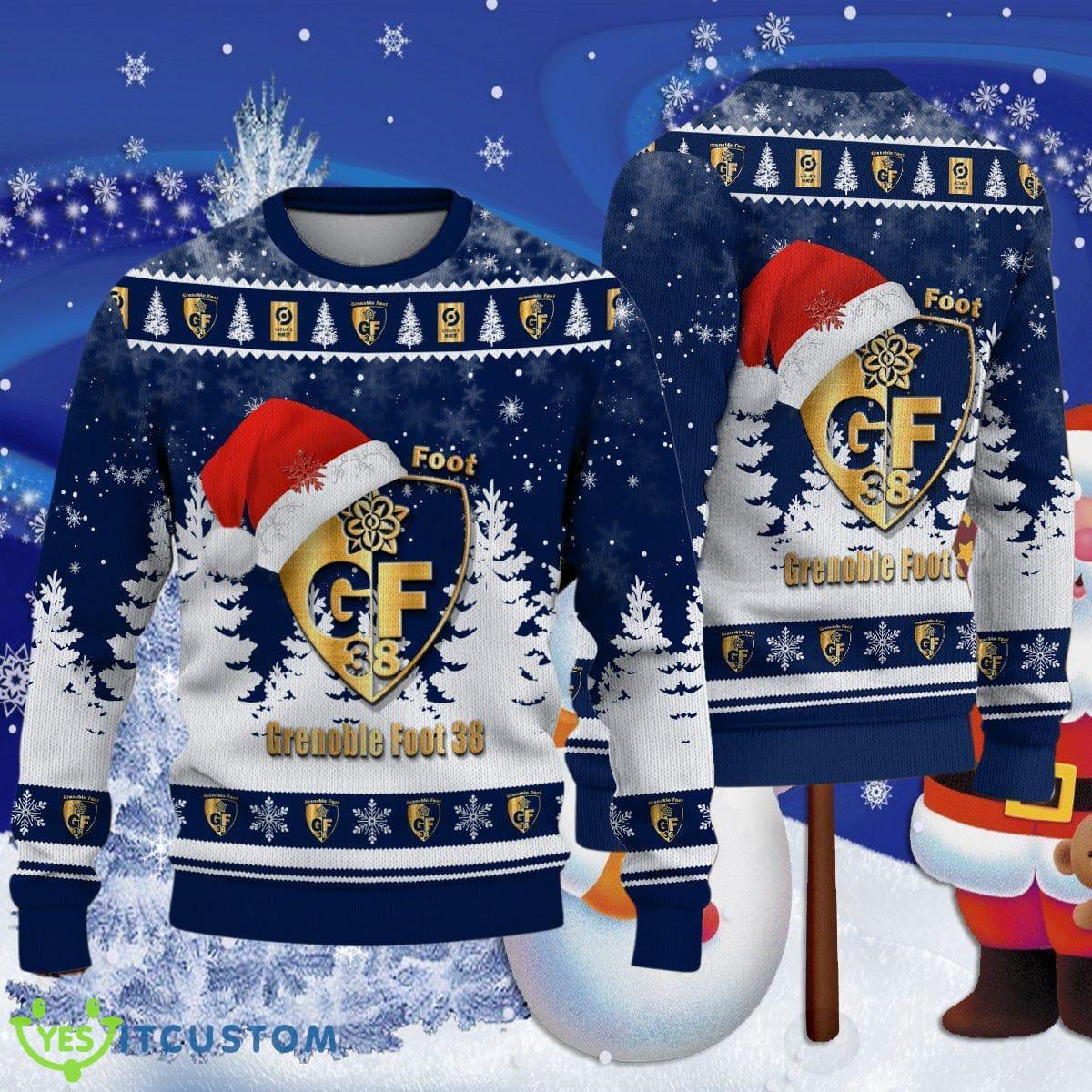 Grenoble Foot 38 Ugly Christmas Sweater Best Gift For Men And Women 7 Grenoble Foot 38 Ugly Christmas Sweater Best Gift For Men And Women Product Photo 1