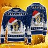 Grenoble Foot 38 Ugly Christmas Sweater Logo Santa Hat 3D Ugly Christmas Sweater Gift For Fans - Grenoble Foot 38 Ugly Christmas Sweater Logo Santa Hat 3D Ugly Christmas Sweater Gift For Fans