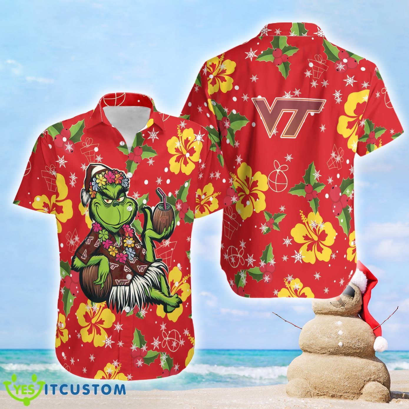 Grinch Relax Christmas Aloha NCAA Virginia Tech Hokies Hawaiian Shirt For Fans 2 Grinch Relax Christmas Aloha NCAA Virginia Tech Hokies Hawaiian Shirt For Fans - Grinch Relax Christmas Aloha NCAA Virginia Tech Hokies Hawaiian Shirt For Fans