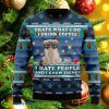Grumpy Cat Coffee Ugly Christmas Sweaters Special Gift For Men And Women Product Photo 1